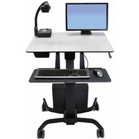 Ergotron TeachWell Mobile Digitale Workspace (MDW) 1fach Mobiler Sitz-/Steh-PC-Arbeitsplatz 17,8cm von Ergotron