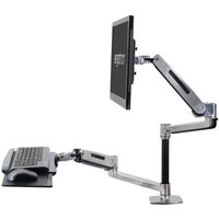 Ergotron WorkFit-LX Single Steh-Sitz Arbeitsplatz mit patentierter CF-Technologie für 1 Bildschirm bis 106,88 cm (42") von Ergotron