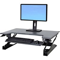 Ergotron WorkFit-T Sitz-Steh-Schreibtischaufsatz Höhen-Bereich: 38cm (max) Schwarz von Ergotron