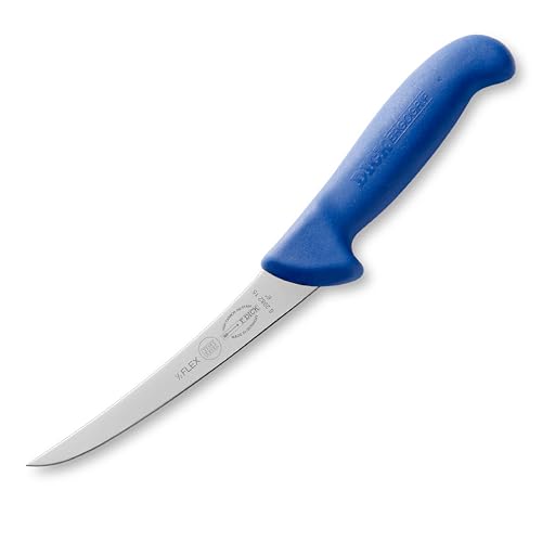 F. DICK Ausbeinmesser, Semi-Flex, Metzgermesser ErgoGrip (Messer mit Klinge 15 cm, X55CrMo14 Stahl, nichtrostend, 56 HRC) 82982151, Blau von F. DICK