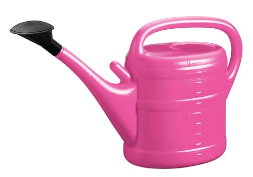Bunte Gartengießkanne 10 Liter mit Brause (Pink) von Erhard-Trading