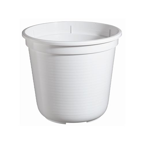 Erhard-Trading Blumentopf Standard Größen (Weiß, ? 26 cm) von Erhard-Trading