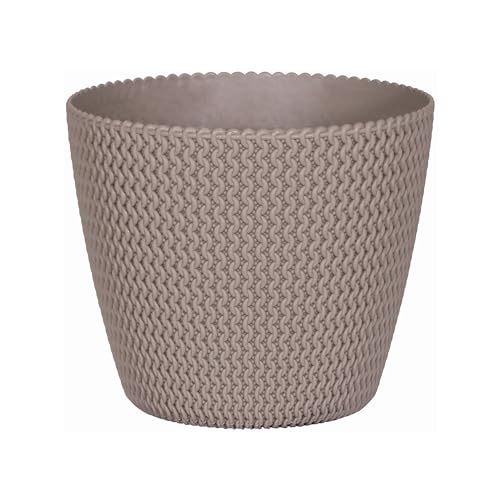 Erhard-Trading Blumenübertopf Hipster Verschiedene Größen und Farben (Mocca, ? 22 cm) von Erhard-Trading