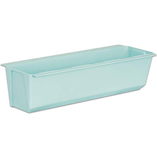 Erhard-Trading Geli Easy Pflanzgef?? f?r Europaletten Pflanztopf Hellbllau Pastell Blumentopf Blumenk?Bel (37x14) von Erhard-Trading