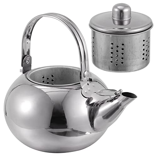 1l Edelstahl -teakettle - Teekanne Mit Großer Kapazität Mit Kühlem Touch -griff Und Filterbildschirm von Ericetion