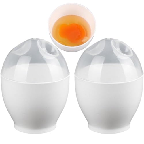 Eierkocher, Mikrowellen-eierkocher Für Gekochte Eier, Schnell Pochierte Eier, Pochierbecher, Leicht Kochender Kleiner Eierkochbecher Für Frühstück, Küche, Restaurant von Ericetion