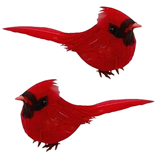 Ericetion Künstliche Mini -vögel 2pcs Simulation Schaum Vogel Gefälschter Kleiner Vogelschmuck Clip Auf Baum Für Gartenpartydekoration von Ericetion