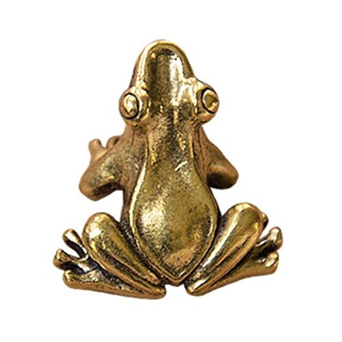 Ericetion Retro Kupfer Frosch Ornament Miniatur Metall Messing Tier Kröte Tee Pet Dekors Zen Yoga Frosch Garten Figur Statue Ericetion Retro Kupfer Frosch Ornament Miniatur Metall Messing Tier Kröte Tee Pet Dekors Zen Yoga Frosch Garten Figur Statue von Ericetion