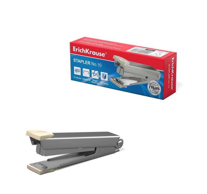 Erich Fend Handtacker, Tacker №10 Metall 15 Blatt Heftleistung silber 1 Stück von Erich Fend