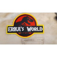 Jurrasic World Park Schlafzimmer Türschild 10 " von ErikECrafts