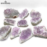 537G 10 Stück Amethyst-Cluster Aus Uruguay - Natürlicher Lavendel-Amethyst-Hellvioletter Amethyst Kristall-Cluster-Amethyst-Heilkristalle von ErikordGems
