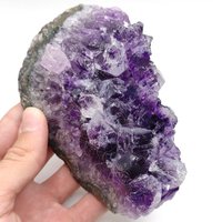 608G Amethyst Kristall Gruppe Lila Aus Süd Brasilien Edelstein Roher Schreibtisch Natürliche Kristalle von ErikordGems