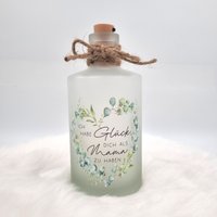 Lichtflasche Für Mama - Ich Habe Glück, Dich Als Zu Haben Geschenk Zum Muttertag Lichtflasche Für Mama - Ich Habe Glück, Dich Als Zu Haben Geschenk Zum Muttertag von Erinnerungsverliebt