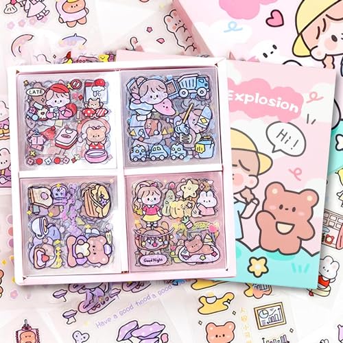 600+ pcs/100 Blatt Kawaii Sticker, Cartoon Aufkleber, Niedliche Cartoon Aufkleber, Cute sticker,Sticker Mädchen Zum Dekorieren Von Tagebüchern, Notizblöcken, Handys, Laptops 600+ pcs/100 Blatt Kawaii Sticker, Cartoon Aufkleber, Niedliche Cartoon Aufkleber, Cute sticker,Sticker Mädchen Zum Dekorieren Von Tagebüchern, Notizblöcken, Handys, Laptops von Erioscar