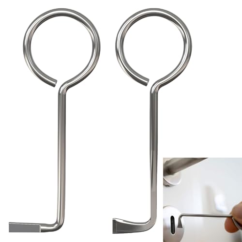 2 Stück Dietrich Set, Profi Buntbartschlüssel Universal, Bartschlüssel Dietrichset, Öffnet Nahezu Jede Tür, Universalschlüssel für Zimmertüren, Öffnungs Werkzeug Ditrichsett aus Edelstahlmaterial von Erioscar