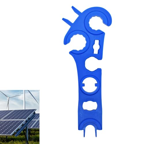 Erioscar 1 Stück 8-in-1 Solar Disconnect Schraubenschlüssel für Alle Modelle Solar Stecker, MC4 Solarstecker für Solarstecker Wartung, Wartungswerkzeug für Photovoltaik-Anlagen von Erioscar