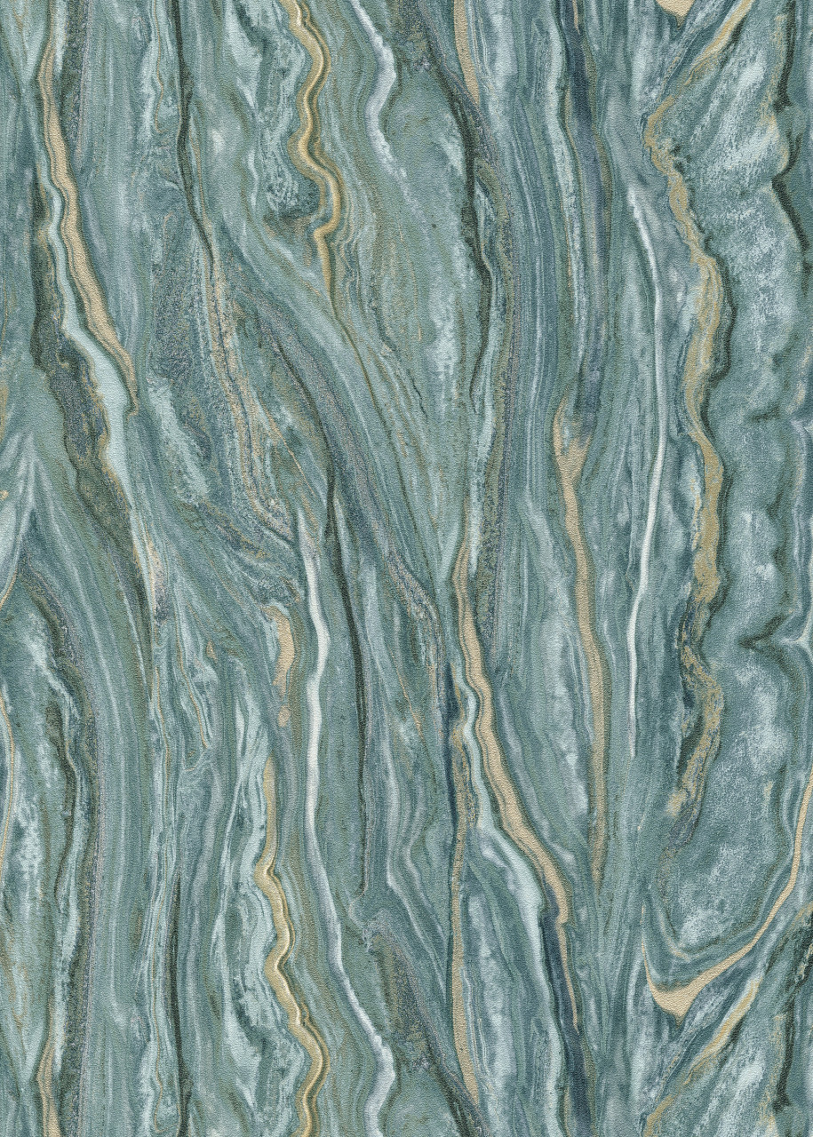 Erismann Vliestapete 10149-36 ELLE Decoration mamor grün 10,05 x 0,53 m von Erismann