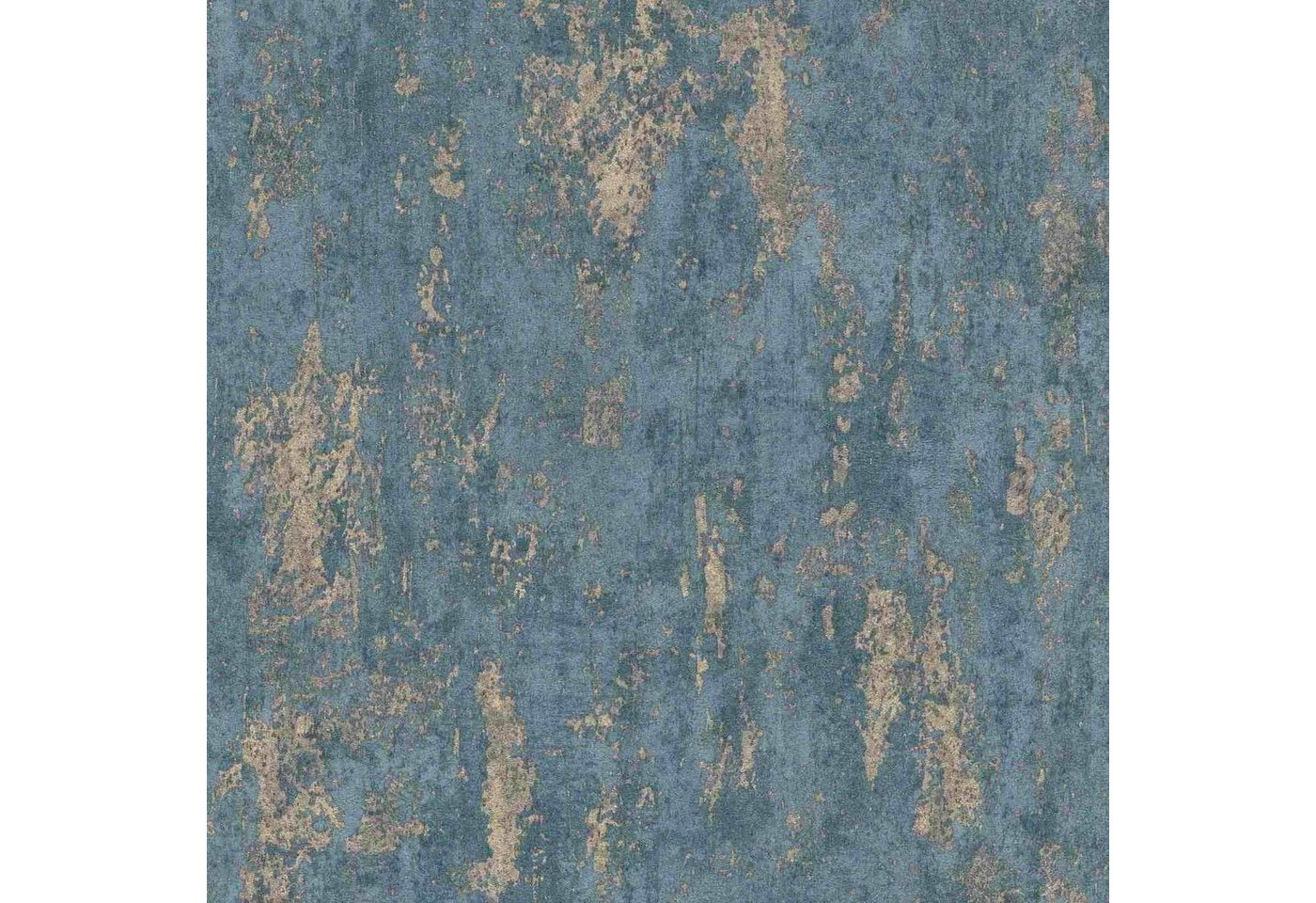 Erismann Vliestapete Blau Unitapete Einfarbig Ansatzfrei 10273-08 Casual Chic von Erismann