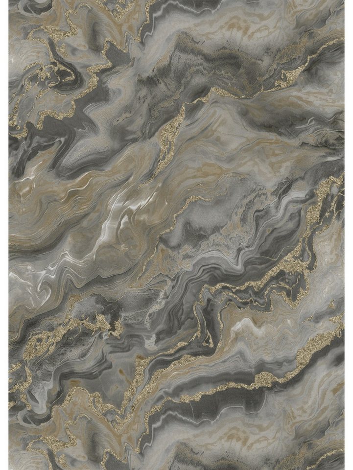 Erismann Vliestapete Erismann Vliestapete Marmor taupe 10,05 x 0,53 m von Erismann