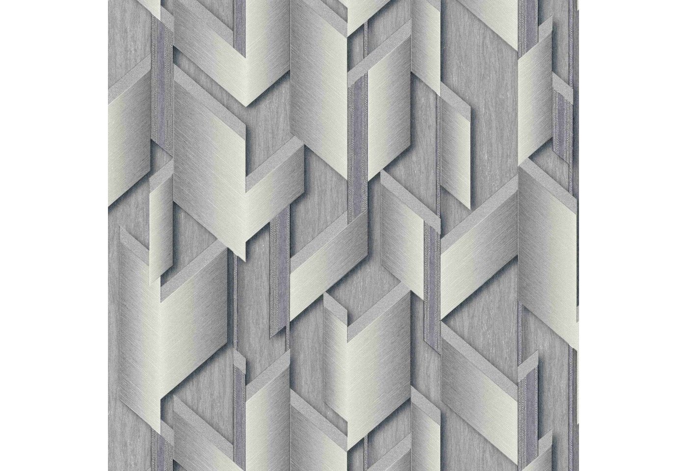 Erismann Vliestapete Fashion for Walls 2, 1014510, 3D Optik, 0.53 x 10.05 m, Grau von Erismann