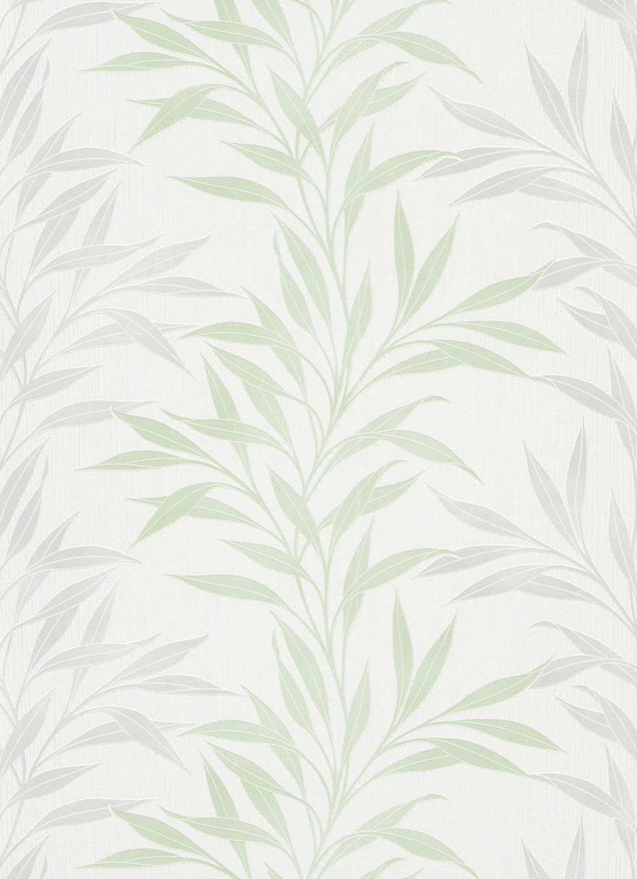 Erismann Vliestapete Floral Floral hellgrün 10,05 x 0,53 m von Erismann
