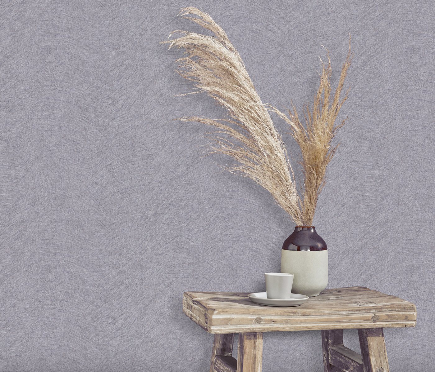 Erismann Vliestapete Vliestapete FLAIR, leicht strukturiert, Strukturmuster, Ton-in-Ton, matt, unifarben, (1 St), Phthalate frei von Erismann