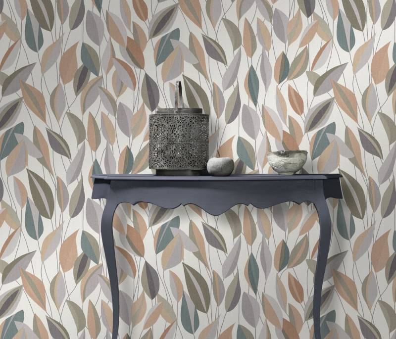 Erismann Vliestapete Vliestapete FOLIAGE, leicht strukturiert, botanisch, geblümt, tropisch, (1 St), Phthalate frei von Erismann