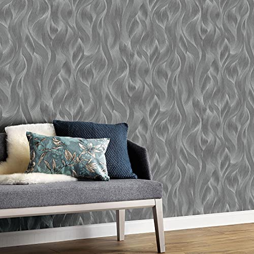 Erismann Tapete | Kollektion Elle | 10151-47 | Vliestapete | Streifen/Wellen | 0.53 x 10.05 m | Grau | Wohnzimmer | Flur | Büro | Küche | Wohnräume Erismann Tapete | Kollektion Elle | 10151-47 | Vliestapete | Streifen/Wellen | 0.53 x 10.05 m | Grau | Wohnzimmer | Flur | Büro | Küche | Wohnräume von EB-Erismann