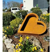 Pflanzherz/Pflanzschale Aus Corten-stahl | Edelrost Pflanzherz/Pflanzschale Aus Corten-stahl | Edelrost von Erlebnisstahl