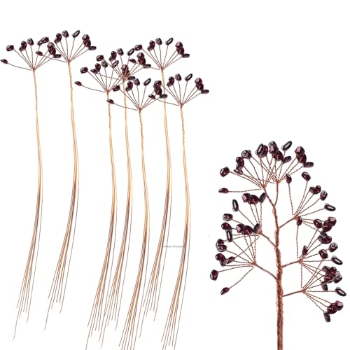 Erliway 7-teiliger 6-Zoll-Kristall-Geldbaum – DIY-Kupferdraht mit natürlichen Granatsteinen, Feng-Shui-Reichtumsdekor für das Home-Office, Loses, Nicht zusammengebautes Wohlstands-Geschenkset Erliway 7-teiliger 6-Zoll-Kristall-Geldbaum – DIY-Kupferdraht mit natürlichen Granatsteinen, Feng-Shui-Reichtumsdekor für das Home-Office, Loses, Nicht zusammengebautes Wohlstands-Geschenkset von Erliway