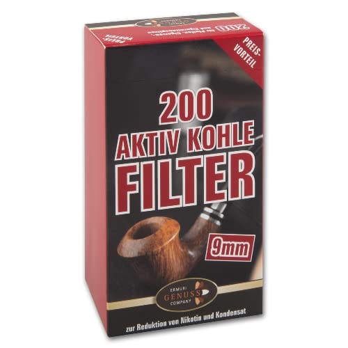 1 x Pfeifenfilter Ermuri Aktivkohle 9 mm à 200 Filter 1 x Pfeifenfilter Ermuri Aktivkohle 9 mm à 200 Filter von Buosha
