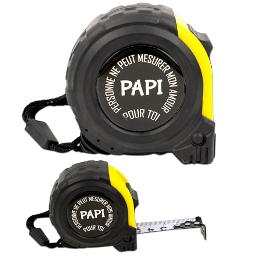 ERNESTINE - Maßband Papi – Geschenk für Großväter und Vatertag – Geschenk für Papa – Zubehör für Herren – personalisierbares Maßband für Familie – Geschenk Papi Herren Geburtstag Weihnachten Geburt ERNESTINE - Maßband Papi – Geschenk für Großväter und Vatertag – Geschenk für Papa – Zubehör für Herren – personalisierbares Maßband für Familie – Geschenk Papi Herren Geburtstag Weihnachten Geburt von Ernestine