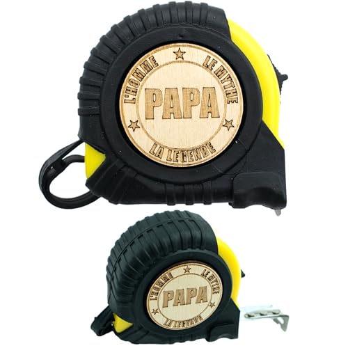 ERNESTINE - Maßband mit Aufschrift "Je t'aime papa" – Geschenk zum Vatertag und zum Vatertag – Geschenk Papa Zubehör Herren – personalisierbar Familie – Geschenk Herren Geburtstag Weihnachten Geburt ERNESTINE - Maßband mit Aufschrift "Je t'aime papa" – Geschenk zum Vatertag und zum Vatertag – Geschenk Papa Zubehör Herren – personalisierbar Familie – Geschenk Herren Geburtstag Weihnachten Geburt von Ernestine