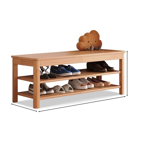 Verdicktes Schuhregal, Ottomane Für Den Schrank Mit Stauraum, Eingangsbank Für Die Vordertür, Schuhschrank-Organizer Für Den Eingangsbereich In 3 Farben, Verstellbares Regal(Wood,2ND FLOOR_39.4IN) Verdicktes Schuhregal, Ottomane Für Den Schrank Mit Stauraum, Eingangsbank Für Die Vordertür, Schuhschrank-Organizer Für Den Eingangsbereich In 3 Farben, Verstellbares Regal(Wood,2ND FLOOR_39.4IN) von Ernqi