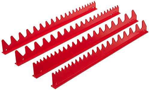 Ernst Manufacturing 6014 Schraubenschlüsselschienen-Set, 40 Werkzeug, Rot, 41,9 x 1,9 x 5,1 cm (L x B x H) von Ernst Manufacturing