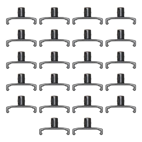 Ernst Verarbeitung 8440-black 1/4-Zoll dura-pro Twist Lock Sockel Clips, 15er Pack, 8440-Black von Ernst Manufacturing
