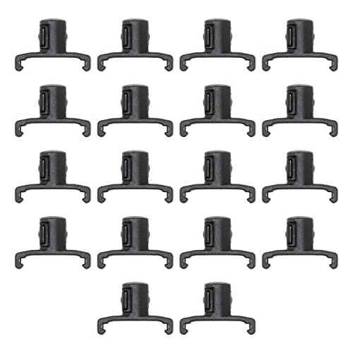 Ernst Verarbeitung 8440-black 1/4-Zoll dura-pro Twist Lock Sockel Clips, 15er Pack, 8441-Black von Ernst Manufacturing