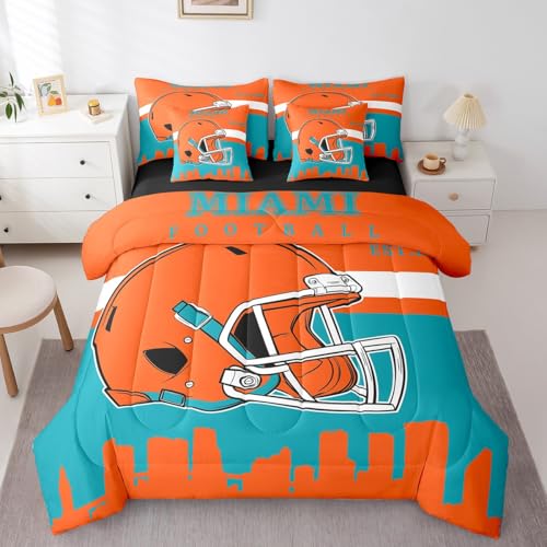 Bettwäsche-Set für Jungen, Fußballstadt, 7-teiliges Bettdecken-Set für Fußball-Fans, Bett in einer Tasche mit Bettlaken und Spannbetttuch für Kinder und Erwachsene, Sport-Bettwäsche-Set mit Bettlaken Bettwäsche-Set für Jungen, Fußballstadt, 7-teiliges Bettdecken-Set für Fußball-Fans, Bett in einer Tasche mit Bettlaken und Spannbetttuch für Kinder und Erwachsene, Sport-Bettwäsche-Set mit Bettlaken von Erosebridal
