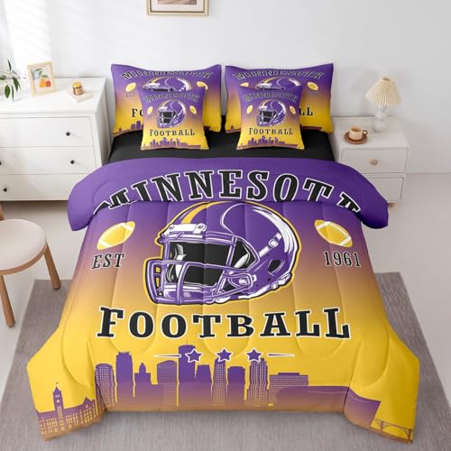 Erosebridal Fußball-Bettwäsche-Set mit Laken American Football City, 7-teiliges Bettwäsche-Set, Sport, Rugby, Wettbewerbsspiele, Bett in einer Tasche, Doppelgröße, für Kinder, Jungen, Teenager Erosebridal Fußball-Bettwäsche-Set mit Laken American Football City, 7-teiliges Bettwäsche-Set, Sport, Rugby, Wettbewerbsspiele, Bett in einer Tasche, Doppelgröße, für Kinder, Jungen, Teenager von Erosebridal