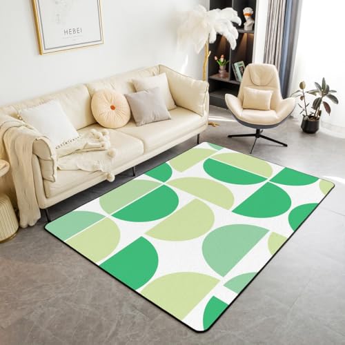 Erosebridal Teppich, Retro, Boho, Wohnzimmer, 12,7 x 17,8 cm, Vintage, geometrisch, abstrakt, dekorativer Teppich, bunt, moderne Kunst, Indoor-Bodenmatte, Hellgrün Erosebridal Teppich, Retro, Boho, Wohnzimmer, 12,7 x 17,8 cm, Vintage, geometrisch, abstrakt, dekorativer Teppich, bunt, moderne Kunst, Indoor-Bodenmatte, Hellgrün von Erosebridal