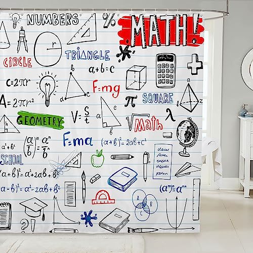 Mathematik Geometrie Wissenschaft Duschvorhang für Jungen Mädchen Mathematik Thema Vorhänge Mathematik Gleichung Bad Vorhang Mathematik Formel Badezimmer Dekor Schule Pädagogische Wohnheim Dekor Mathematik Geometrie Wissenschaft Duschvorhang für Jungen Mädchen Mathematik Thema Vorhänge Mathematik Gleichung Bad Vorhang Mathematik Formel Badezimmer Dekor Schule Pädagogische Wohnheim Dekor von Erosebridal