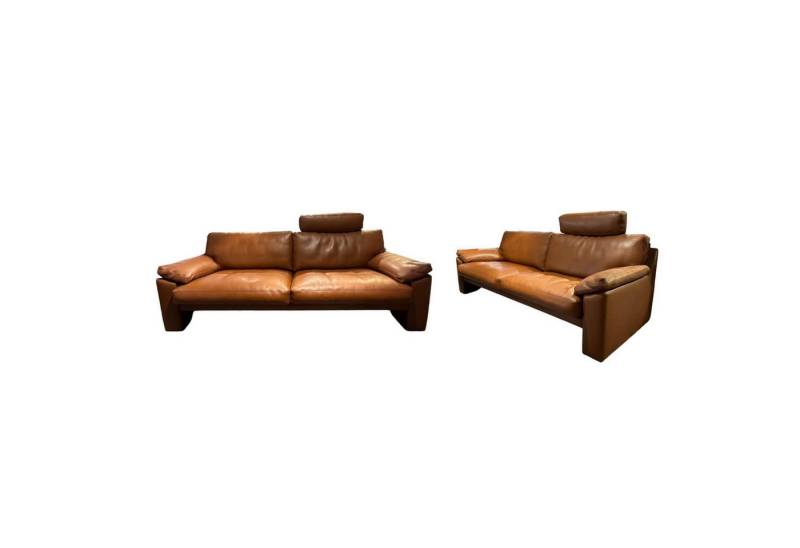 Erpo Polstergarnitur 2er-Set Sofa 05550004 XC Leder N Tabac Nature 850 Braun Mit Einer von Erpo