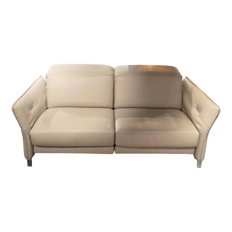 Sofa Avantgarde 965 Bezug Leder 43 210 Pearl Beige Kufe Hochglanz Mit Motorische... von Erpo