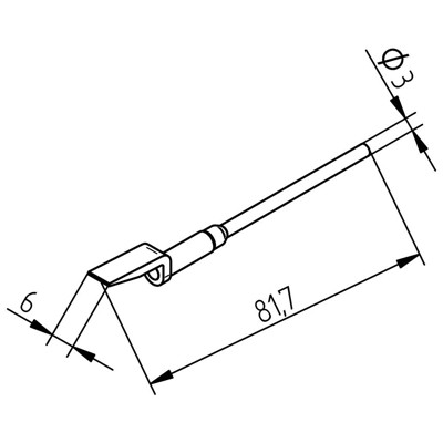 Entlötspitzenpaar Serie 452, EDLF060/6,0mm, für SOIC 8 Entlötspitzenpaar Serie 452, EDLF060/6,0mm, für SOIC 8 von Ersa