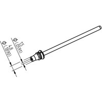 0742ED1548H/SB Entlötspitze Konisch Spitzen-Länge 79.25 mm Inhalt 1 St. - Ersa von Ersa