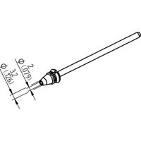 Ersa - 0742ED2032H/SB Entlötspitze Konisch Spitzen-Länge 79.25 mm Inhalt 1 St. von Ersa