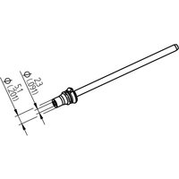 Ersa - 0742ED2351H/SB Entlötspitze Konisch Spitzen-Länge 79.25 mm Inhalt 1 St. von Ersa