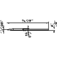 Ersa - 212 cd lf Lötspitze Meißelform Spitzen-Größe 1 mm Inhalt 1 St. von Ersa