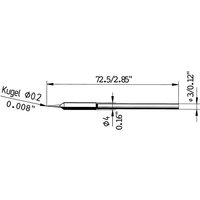 212 sd lf Lötspitze Bleistiftform Spitzen-Größe 0.2 mm Inhalt 1 St. - Ersa von Ersa