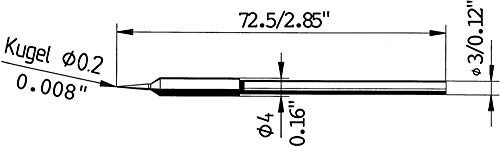 ERSA Dauerlötspitze gerade bleistiftspitz 0,2 mm 0212SDLF ERSA Dauerlötspitze gerade bleistiftspitz 0,2 mm 0212SDLF von ersa